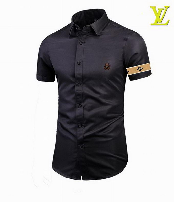 Louis Vuitton Short Sleeve Shirt Mens ID:20240614-170